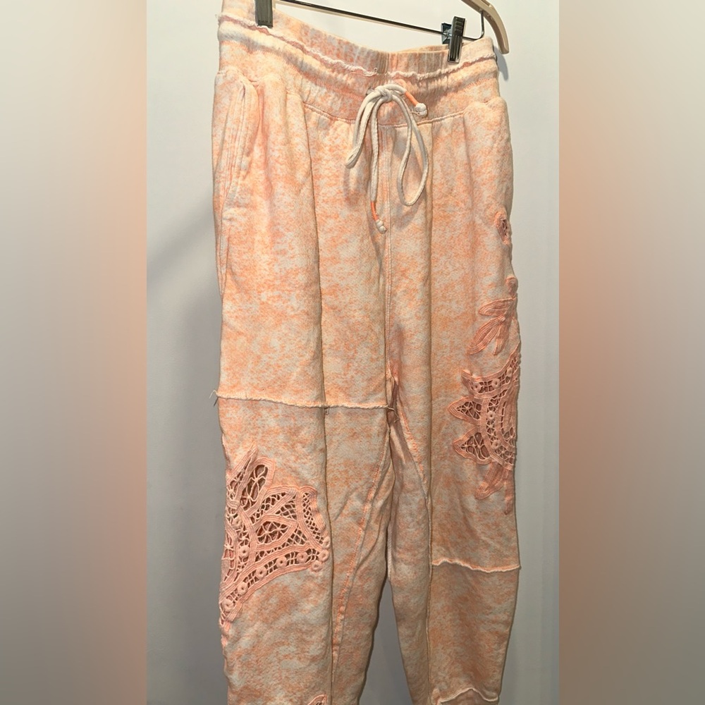 FP Movement - Peach Embroidered Joggers🍑 - Picture 4 of 8